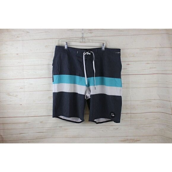 𝅺quicksilver Highline 34 DryFlght Men's Swim Trunks Board Shorts Water Repellan - Picture 1 of 8